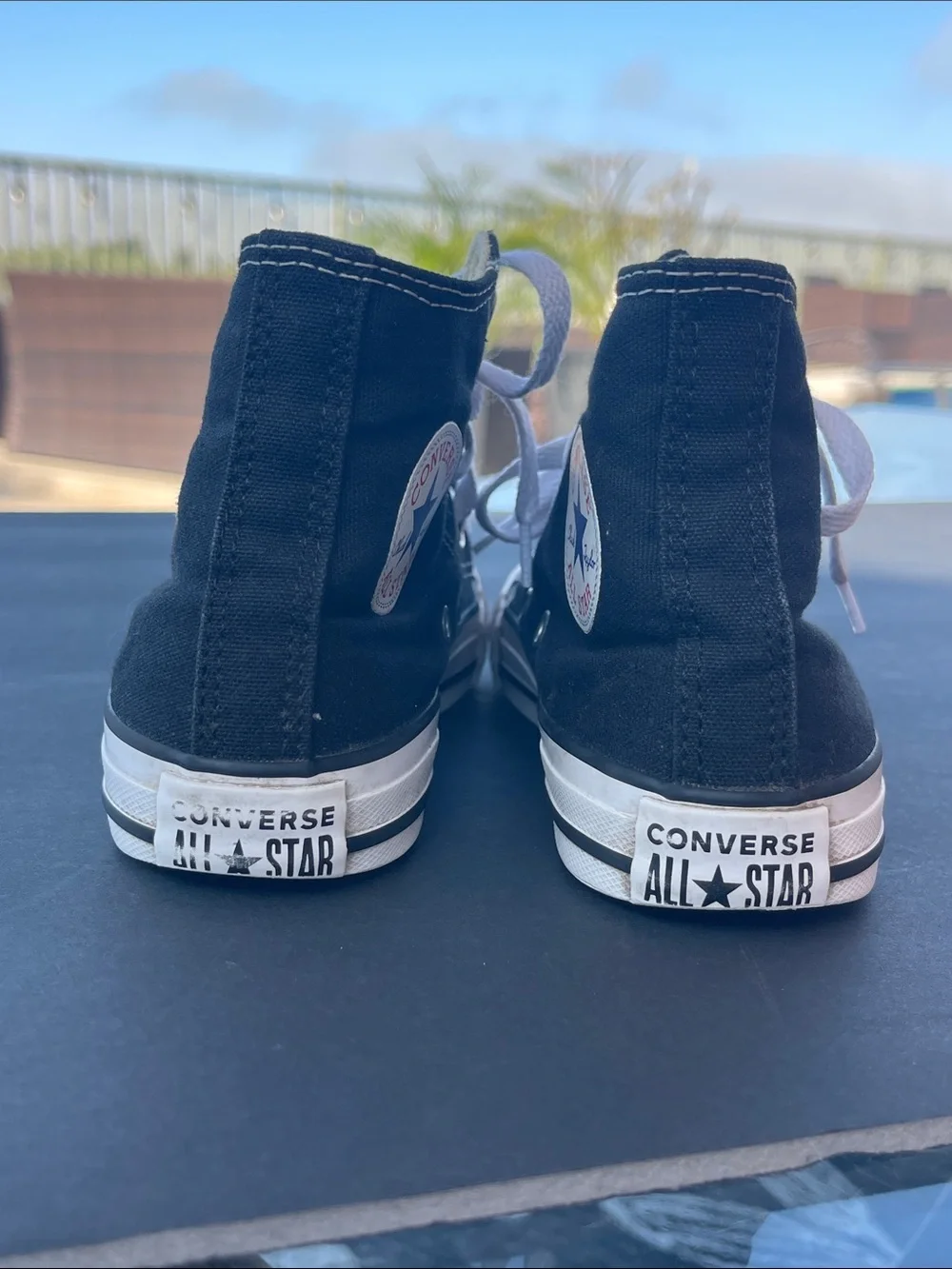 Converse Black & White Kids High Top Sneakers